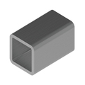 A & I Products 1-1/4 Square Tube 0" x0" x0" A-600-0016